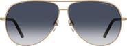 Marc Jacobs 61mm Gradient Pilot Sunglasses