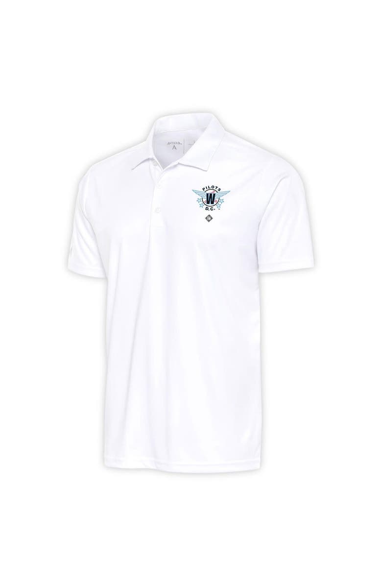 ANTIGUA Men's Antigua White Washington Pilots Tribute Polo, Alternate, color, 