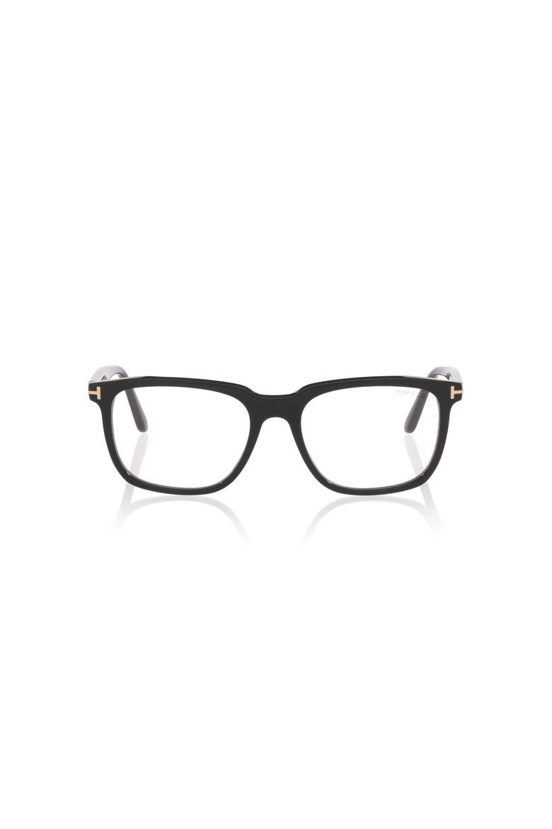 55mm Square optical glasses, Alternate, color, Black
