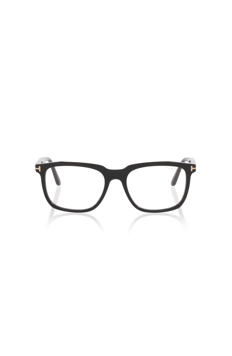 TOM FORD 55mm Square optical glasses, Alternate, color, Black