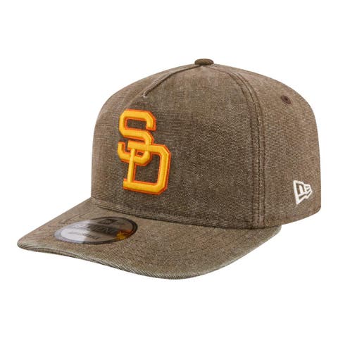 Men's New Era  Brown San Diego Padres Throwback Denim Classic 19TWENTY Adjustable Hat