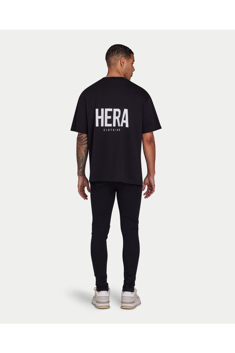 Staple Short Sleeve Relaxed Fit T-Shirt, Alternate, color, Black/W