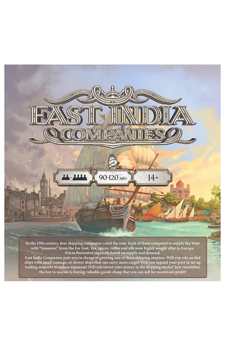 R & R Games East India Companies Strategy Board Game, Alternate, color, Multicolored