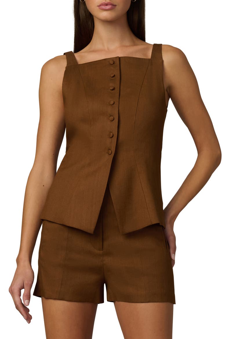 The Frankie Vest, Main, color, CHOCOLATE