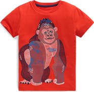 Mini Boden Kids' Superstitch Fiesta Gorilla Cotton T-Shirt