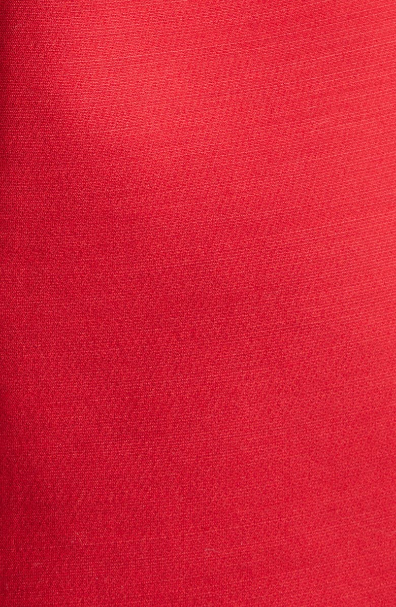 Valentino V-Detail Solid Crepe Couture Minidress, Alternate, color, Pink