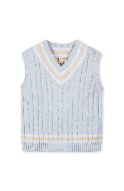Kids' Organic V-Neck Cricket Sweater Vest (Little Kid and Big Kid)