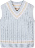 Hope & Henry Kids' Organic V-Neck Cricket Sweater Vest