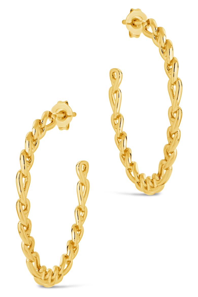 Rylan Hoop Earrings, Alternate, color, GOLD