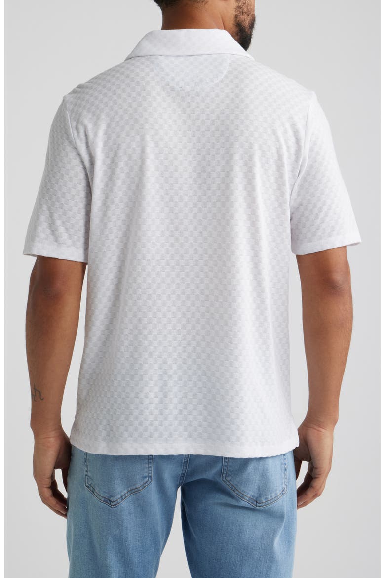 Sedona Performance Polo, Alternate, color, WHITE BASKETWEAVE