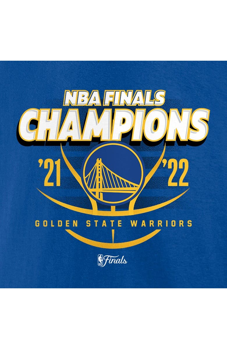 FANATICS Men's Fanatics Branded Royal Golden State Warriors 2022 NBA Finals Champions Lead the Change T-Shirt, Alternate, color, 
