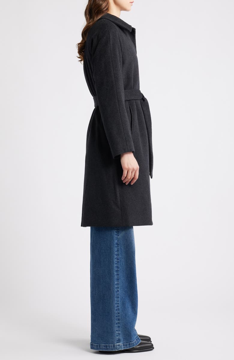 Lauren Ralph Lauren Wool Blend Jacket, Alternate, color, Charcoal