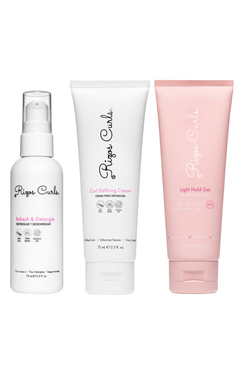 RIZOS CURLS 3-Step Styling Kit for Curls (Limited Edition) $30 Value, Main, color, 