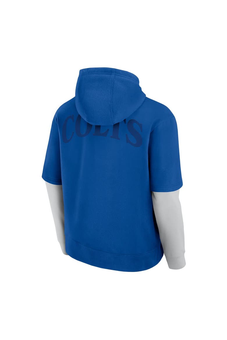 Unisex Fanatics  Royal Indianapolis Colts Sleek Elements Pullover Hoodie, Alternate, color, Royal
