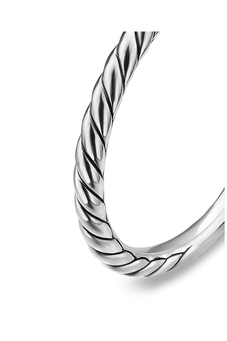 Cable Band Ring in Sterling Silver, 1.7mm, Alternate, color, SILVER