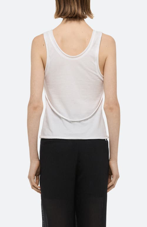 Helmut Lang Strappy Tank In Optic White