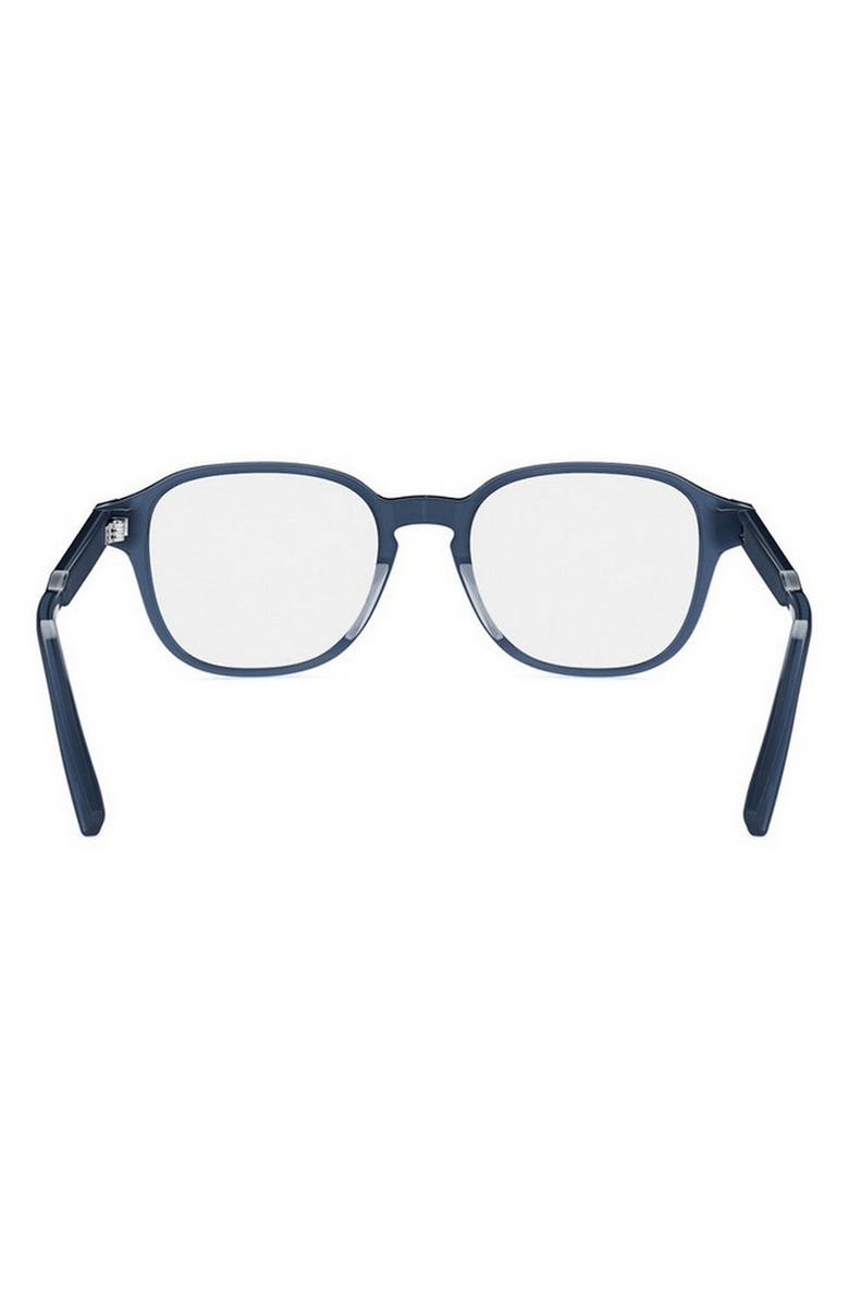 DIOR Botanica S2I 50mm Geometric Optical Glasses, Alternate, color, Blue
