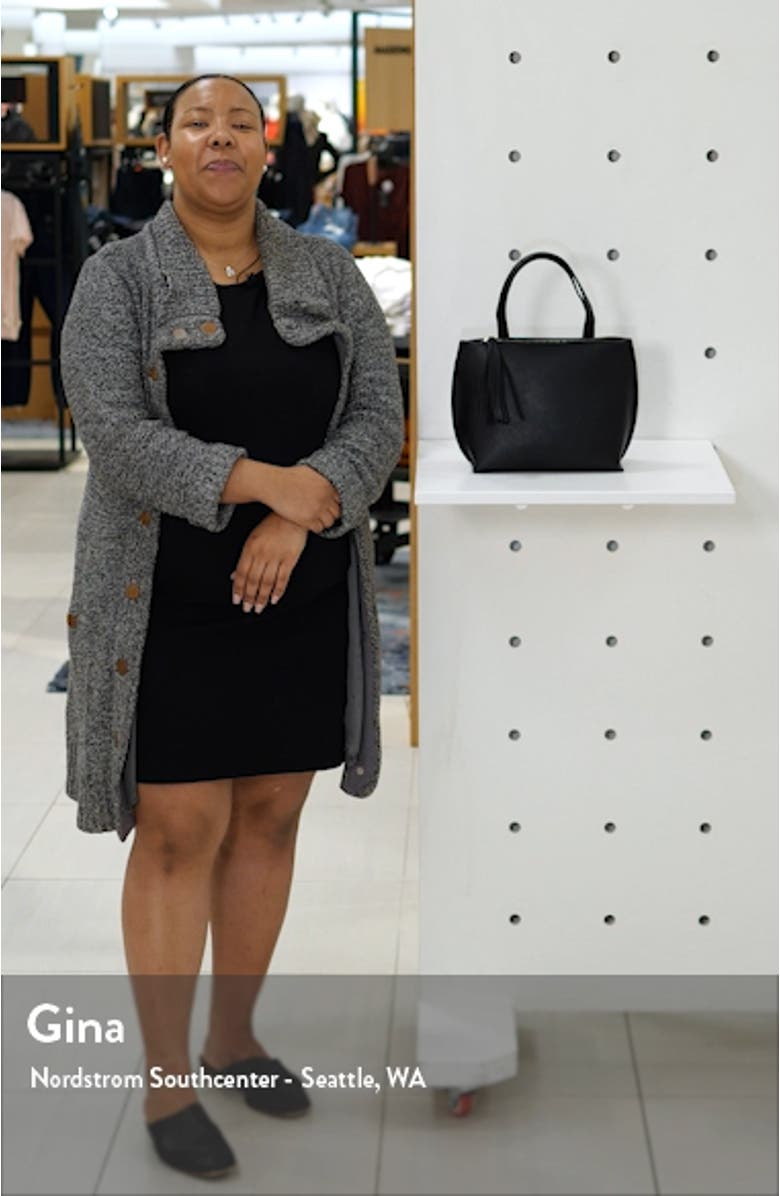 Faux Leather Tote, sales video thumbnail