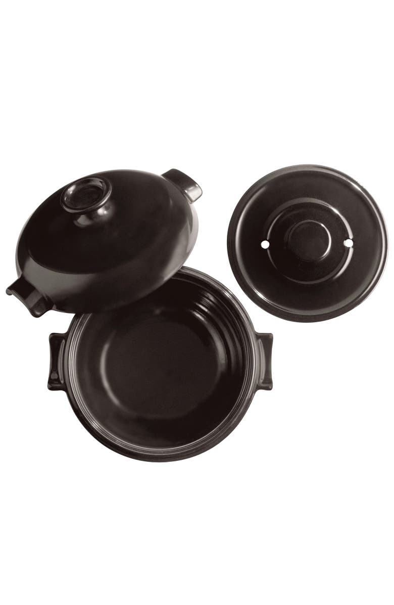 Emile Henry Rice Pot, Alternate, color, Charcoal