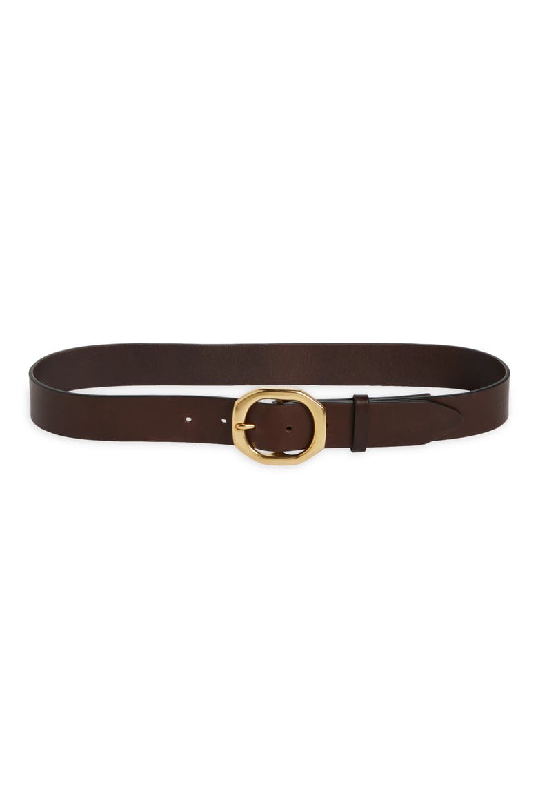Audrey Leather Belt, Main, color, DRKESPSO