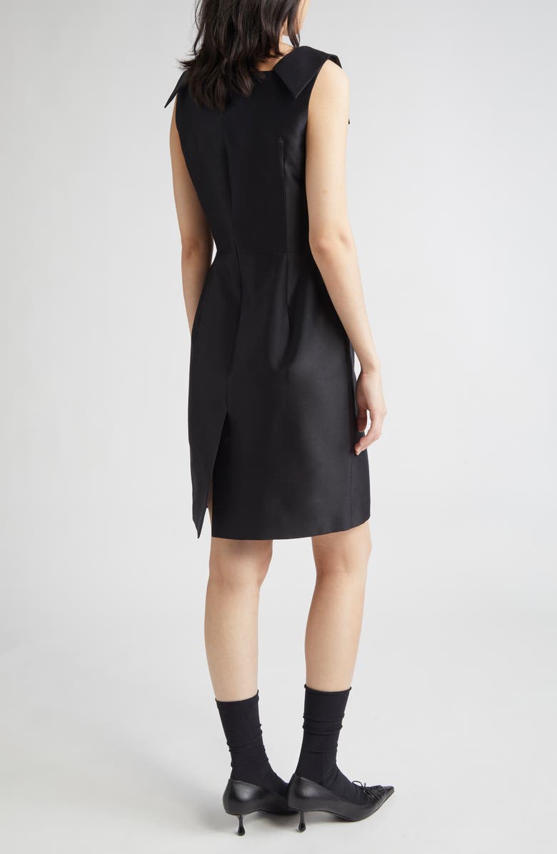 Shushu/Tong Waist Cinching Wool & Silk Sheath Dress, Alternate, color, 