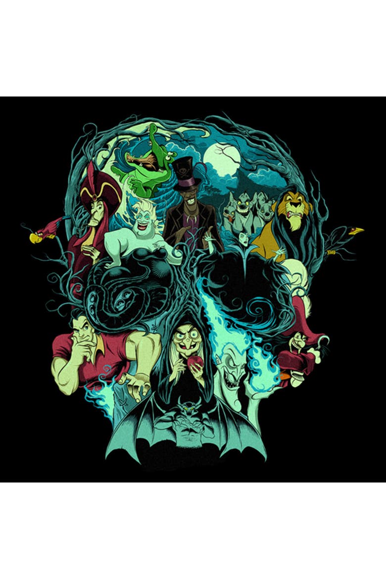 Men's Disney Villainous Wicked  Graphic T-Shirt, Alternate, color, Black