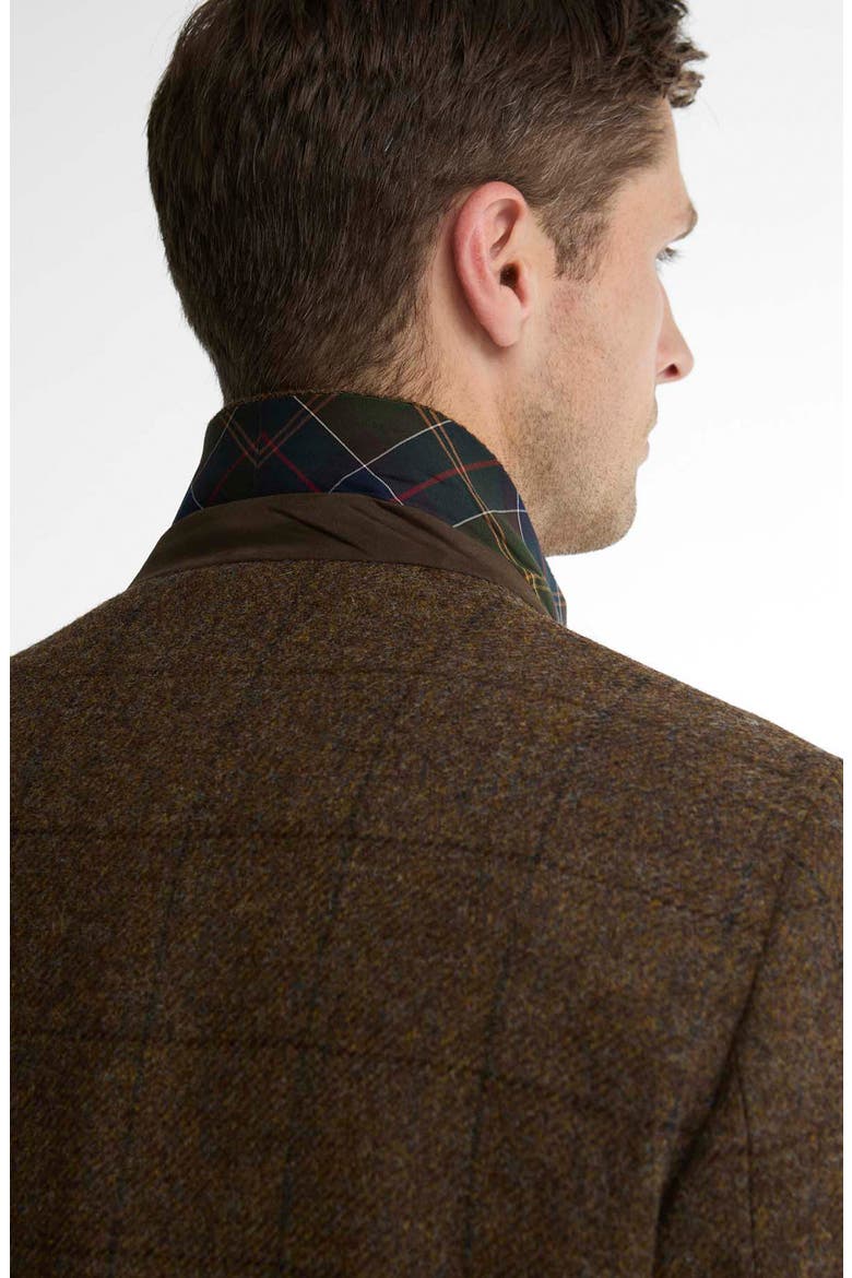 Gosforth Moons Checked Wool Sport Coat, Alternate, color, BROWN