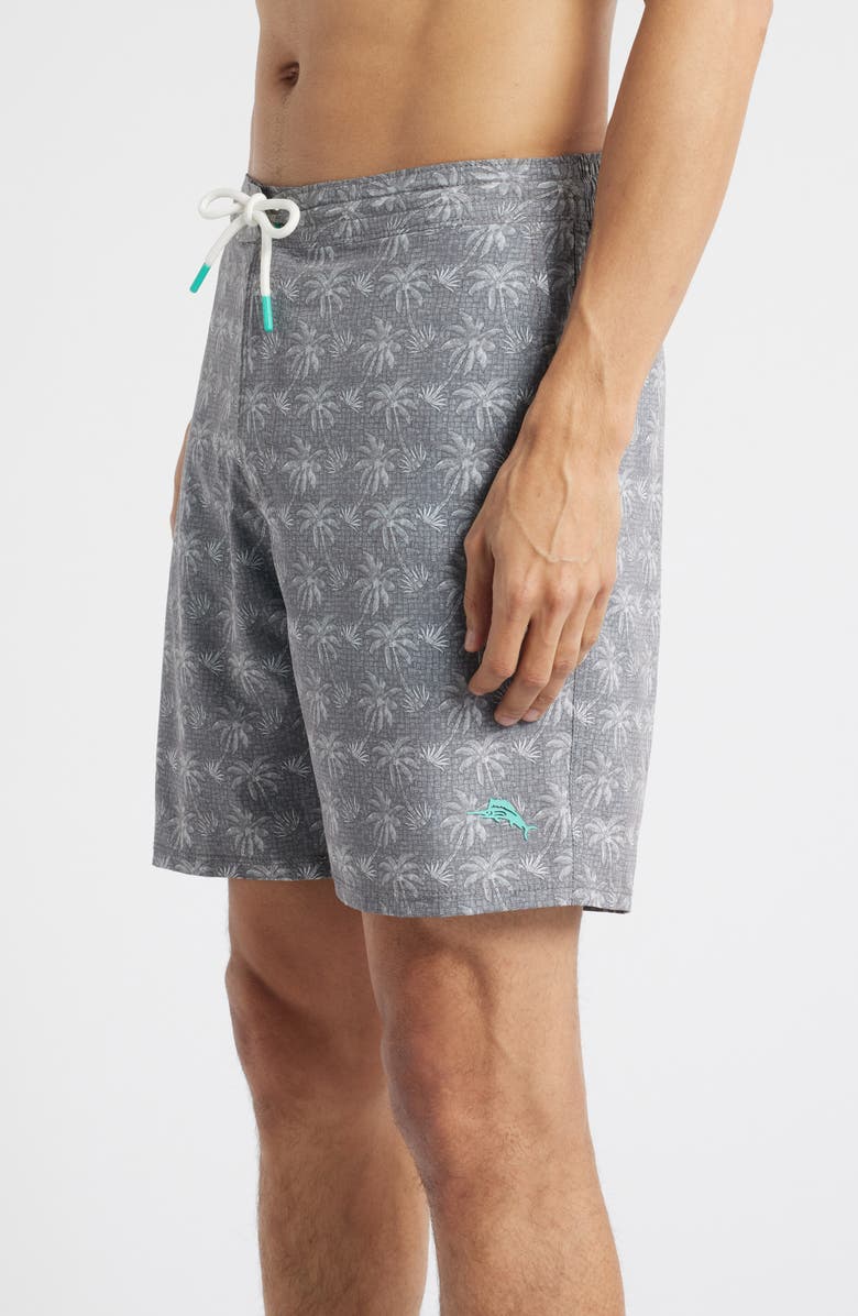 Tommy Bahama Baja Palm Piazza 8-Inch Board Shorts, Alternate, color, Bala Shark