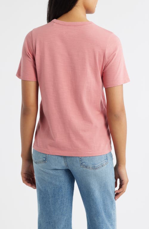 Faherty Nantucket Sunwashed Cotton Graphic T-shirt In Red