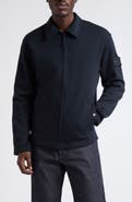 Stone Island Wool & Cotton Zip Cardigan