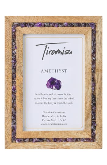 Tiramisu Moonglow Picture Frame In Amethyst