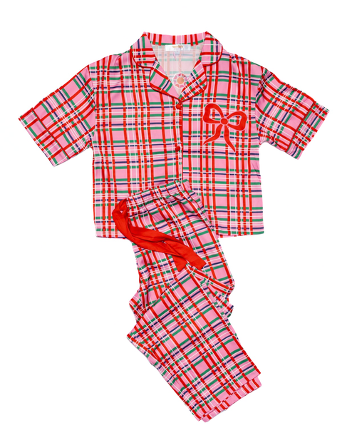 Girls' Silky Merry Magic Short Sleeve Pants Set - Little Kid, Big Kid