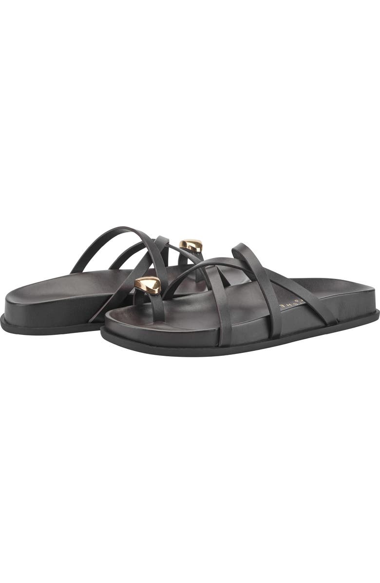 Marc Fisher LTD Braidey Slide Sandal, Alternate, color, Black
