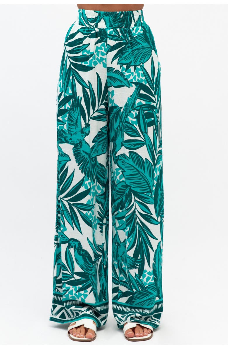 Label of Love Tropica Shirt & Pant Set, Alternate, color, Green