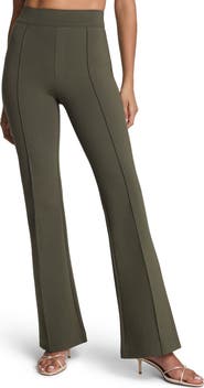 SPANX® High Waist Flare Leg Stretch Ponte Pants