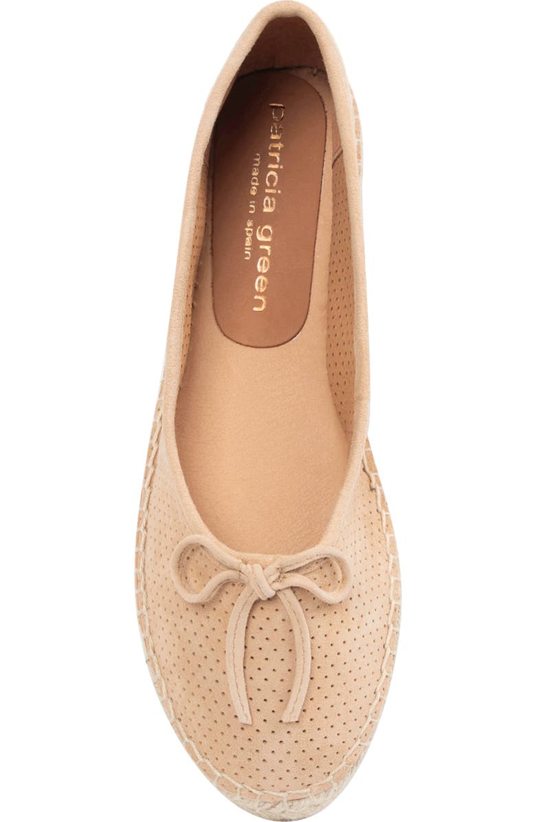 patricia green Sydney Ballet Flat, Alternate, color, Natural Perforated Suede