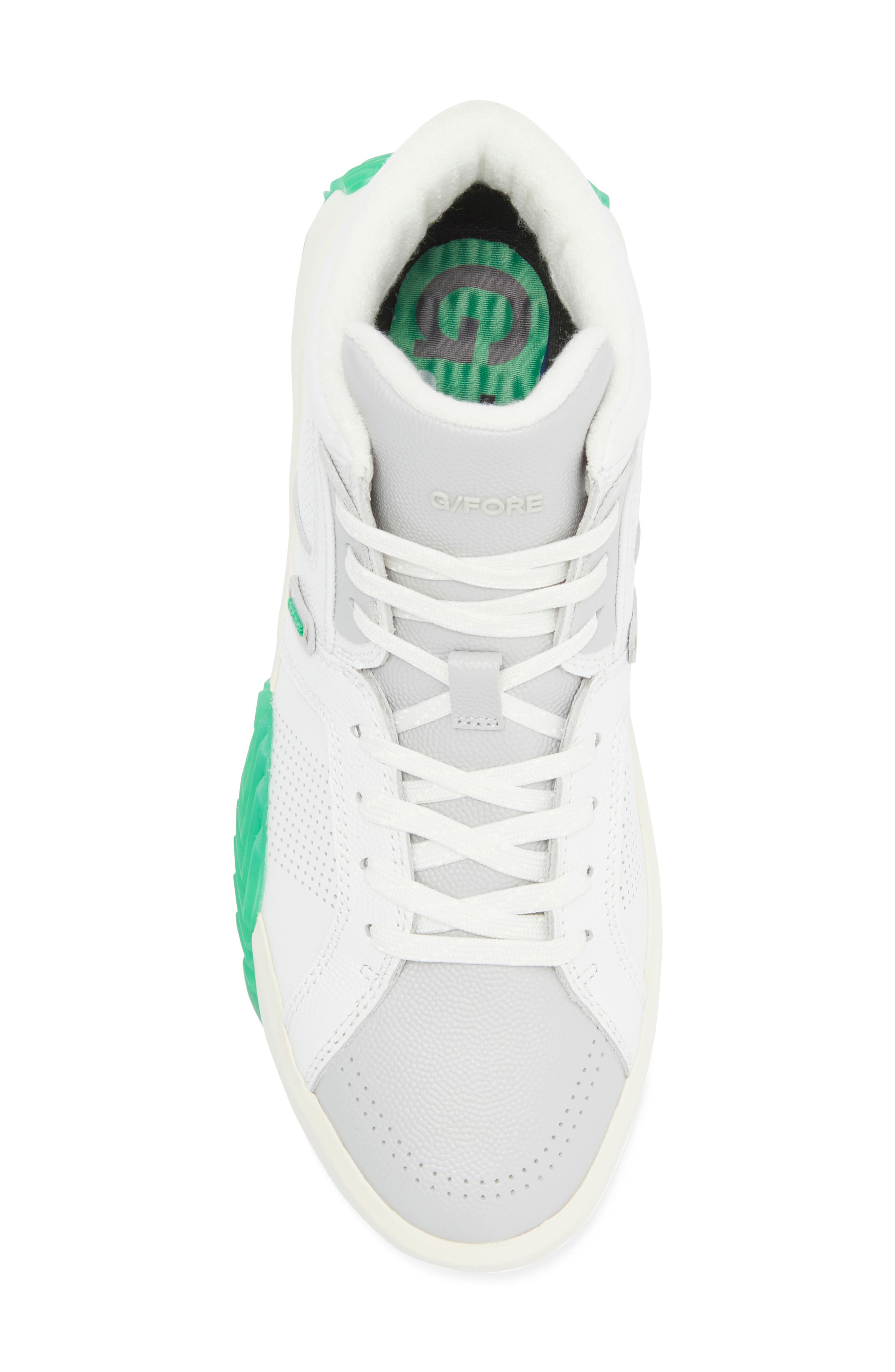 G. 112 Perforated Street Golf Shoe, Alternate, color, SNOW/ CLOVER