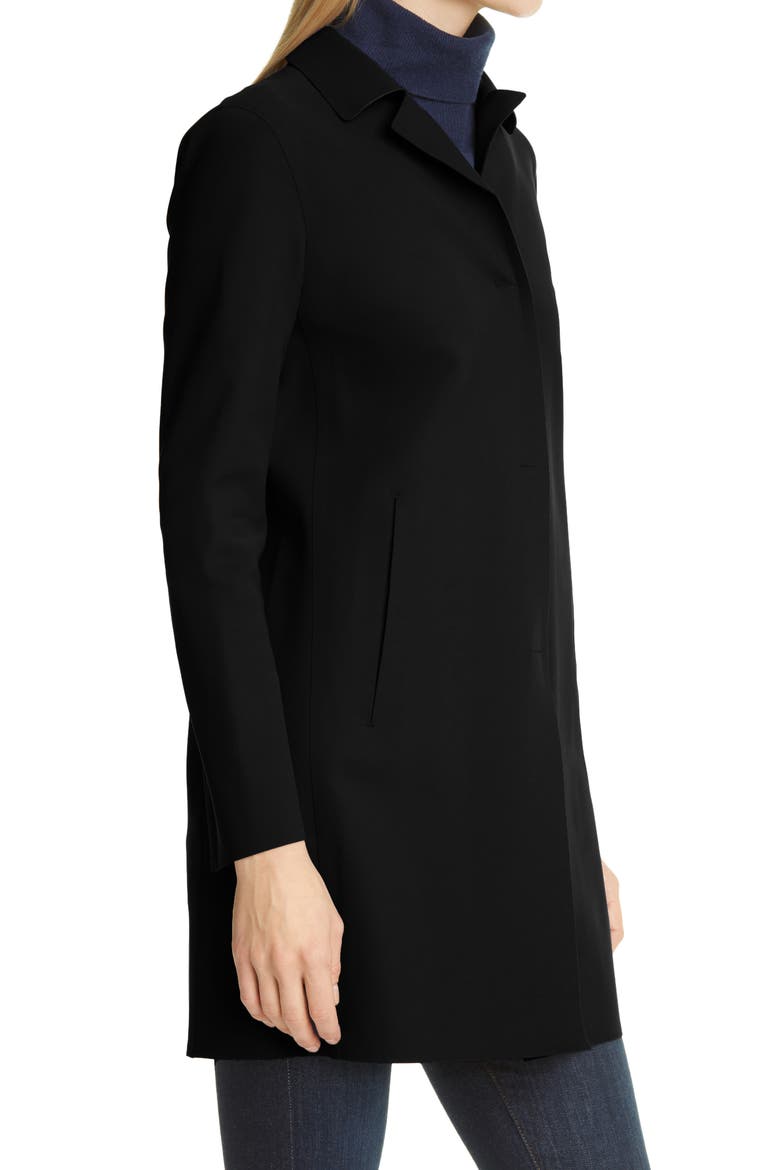 First Act Stretch Jersey Coat, Alternate, color, BLACK