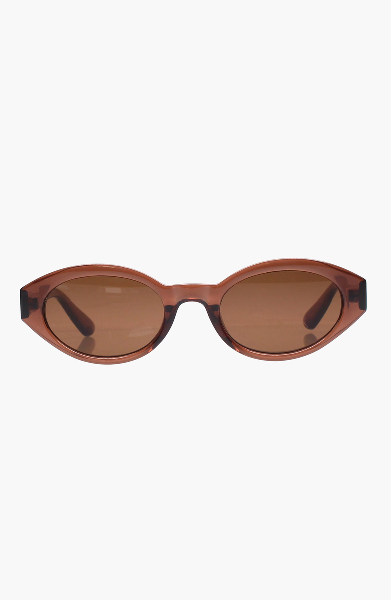 Reality Eyewear The Demi Sunglasses, Main, color, Mocca