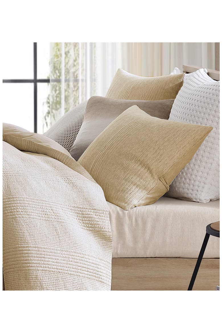 Pure Rib Comforter & Sham Set, Alternate, color, OATMEAL