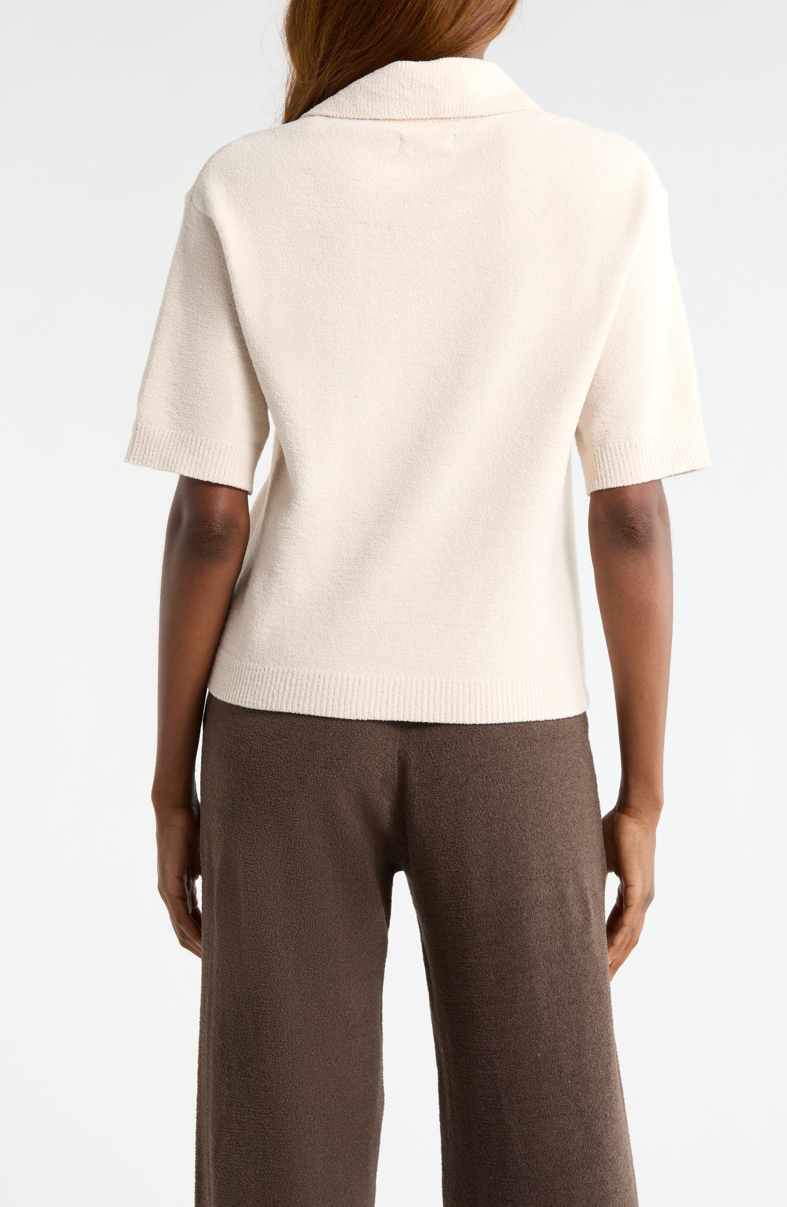 Keslyn Johnny Collar Knit Polo - image 4