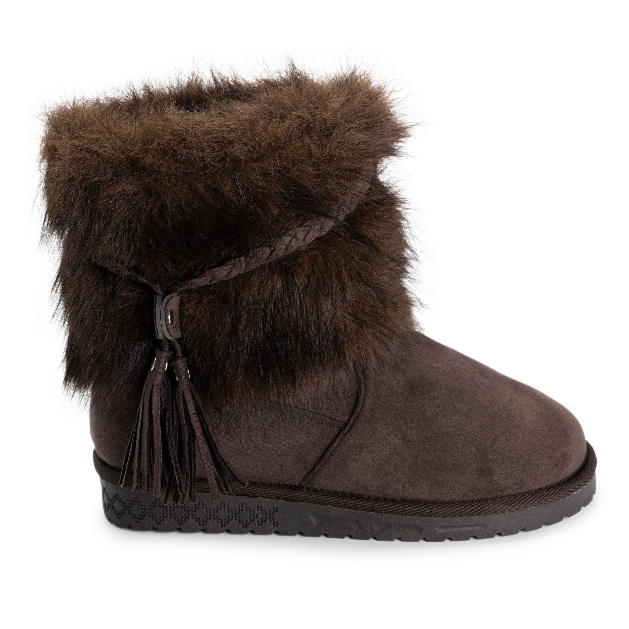 Women's Ettore Faux Fur Mid Calf Boots, Alternate, color, Chocolate
