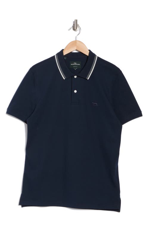 Rodd & Gunn Gowerville Tipped Polo In Blue