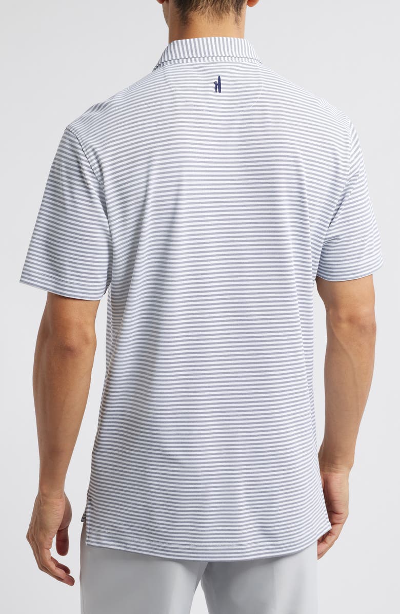 johnnie-O Stetsons Stripe Performance Polo, Alternate, color, Navy