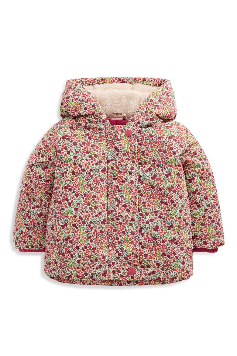 Kids' 3-in-1 Showerproof Coat, Main, color, POPPY FIELD