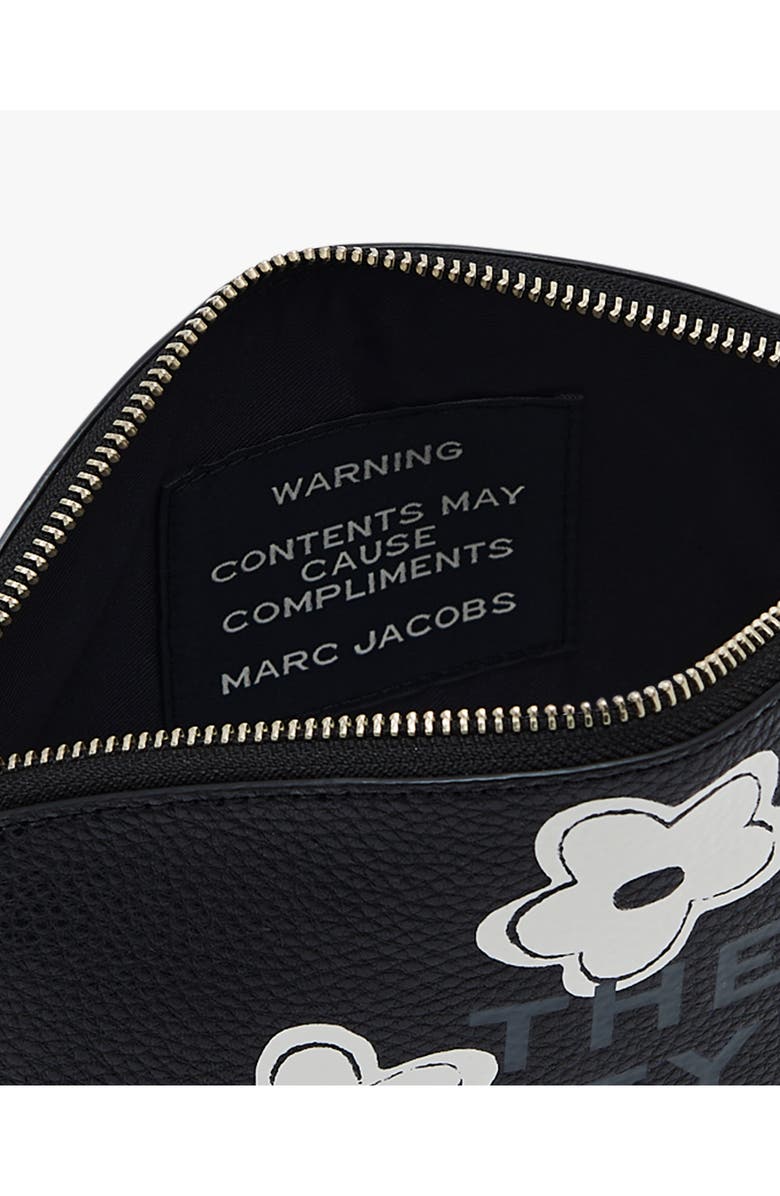 Marc Jacobs The Daisy Leather Beauty Bag, Alternate, color, 