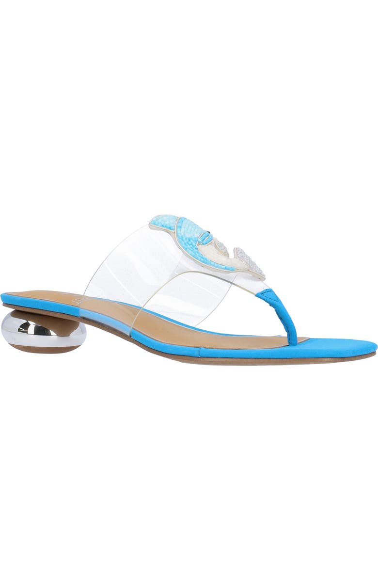 J. Reneé Dolphi Flip Flop, Main, color, Clear/ Blue