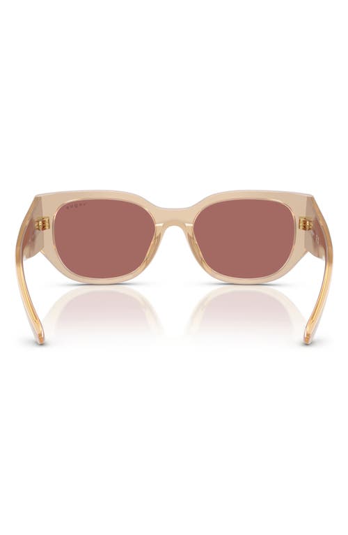 Shop Vogue 53mm Irregular Sunglasses