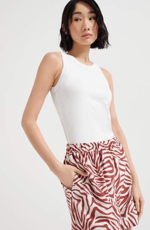 Shop Brunello Cucinelli Track Shorts In Red