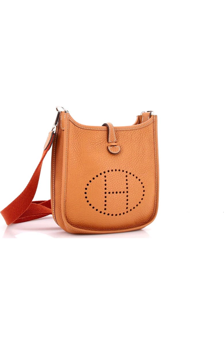 Pre-Owned Hermes Evelyne Bag Gen III Clemence TPM, Alternate, color, Toffee